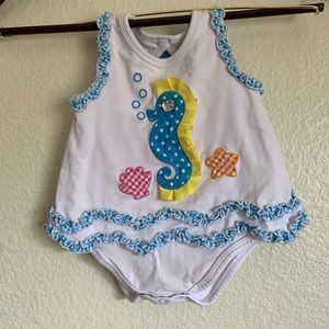 Bonnie Baby Seahorse Romper